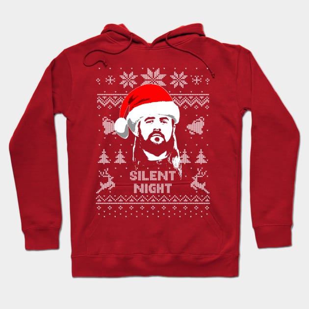 Jay And Silent Bob Merry Silent Night Hoodie by Nerd_art